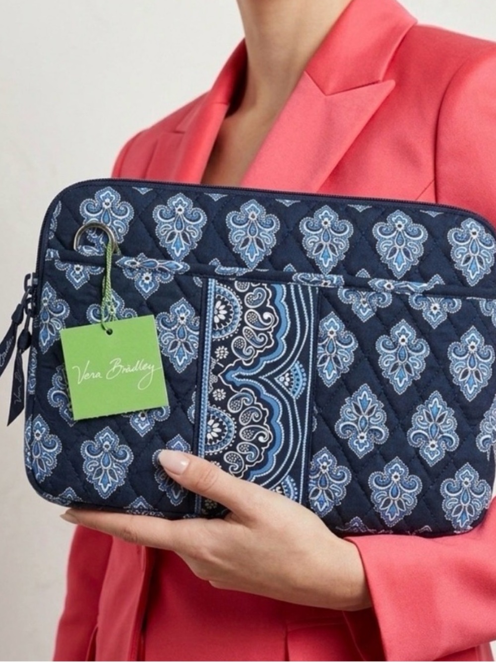 🆕 Vera Bradley Quilted Crossbody Electronic Bag
